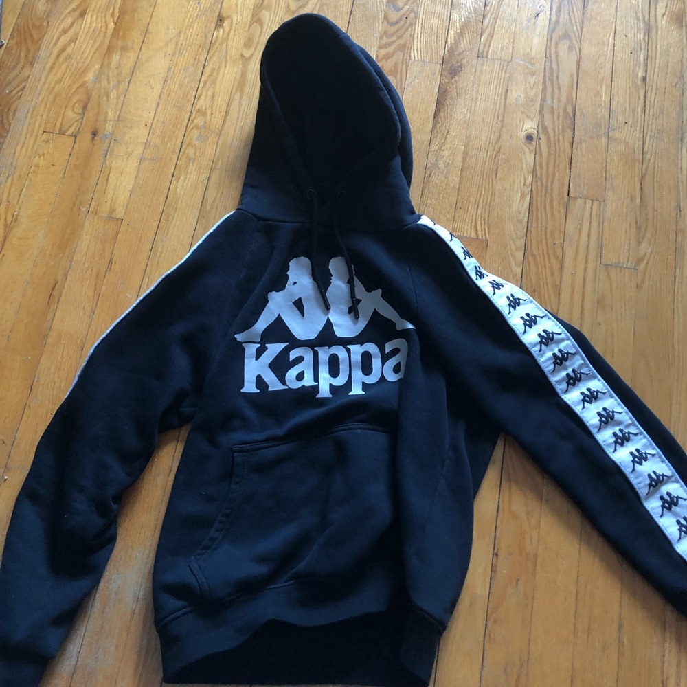 Kappa black and white sweater
